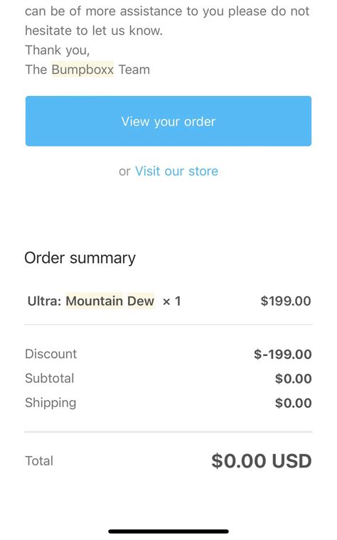 Anyone else get a email from Bumpbox like this? : r/mountaindew