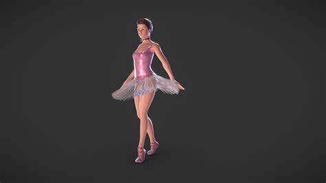 Rigged Ballerina Buy Royalty Free 3d Model By Pbr3d [a3bcaeb