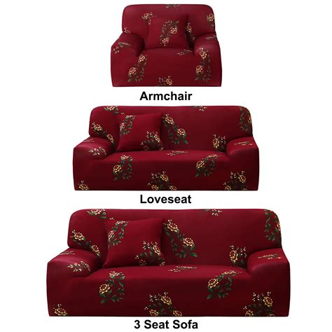 pcs sofa cover set  sofa loveseat arm chair couch slipcover