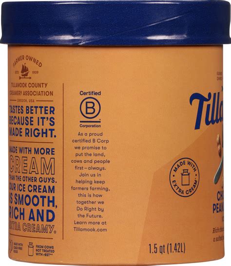 Tillamook Ice Cream Chocolate Peanut Butter Planogram Left