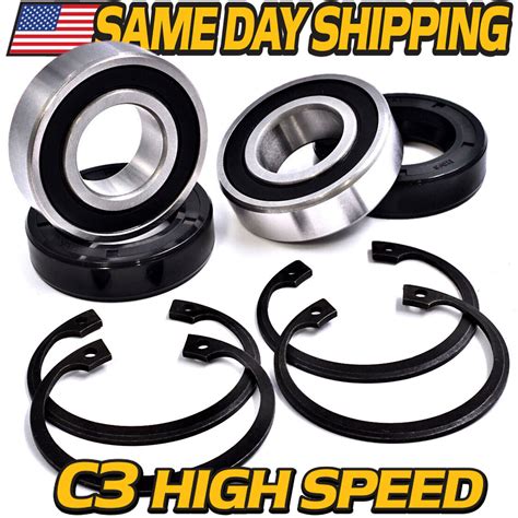 2 Rear Axle Bearing Seal Kit For EZGO 611931 15112G1 70181G01