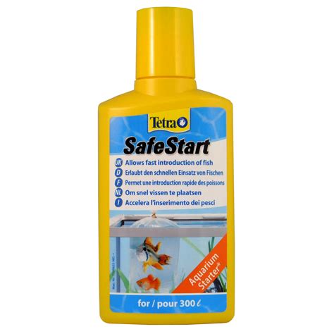 TETRA SAFESTART SAFE START 250ML LIVE BACTERIA FILTER CYCLE AQUARIUM ...