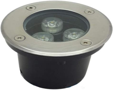 Spot Empotrable Para Piso Exterior Led W Lampara Calido Amazon