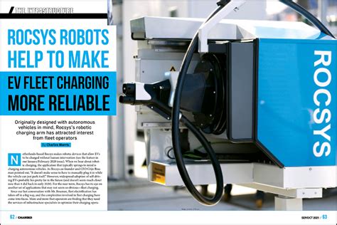 Charged EVs Rocsys Robots Help To Make EV Fleet Charging More