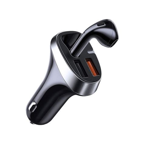 Joyroom Jr Cp Usb Car Charger With Tws Wireless Earphones Headset