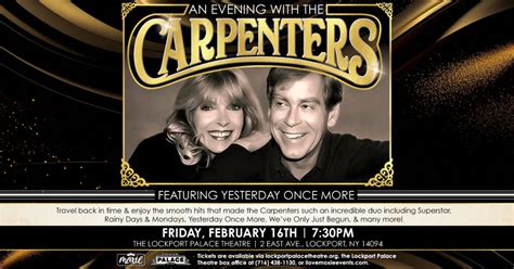 An Evening with the Carpenters - Lockport Palace Theater