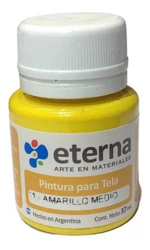 Pinturas Para Tela Ml Eterna En La Plata Color Del Leo Amarillo