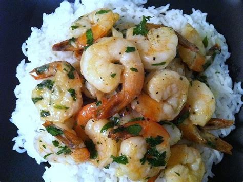 Shrimp Scampi With Basmati Rice