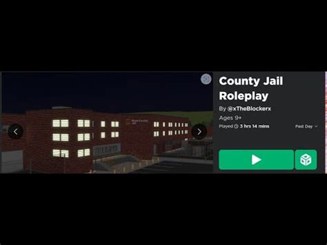 County Jail Roleplay On ROBLOX YouTube