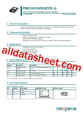 V Marking Pmeg V Epe Q Datasheet Pdf Nexperia B V All