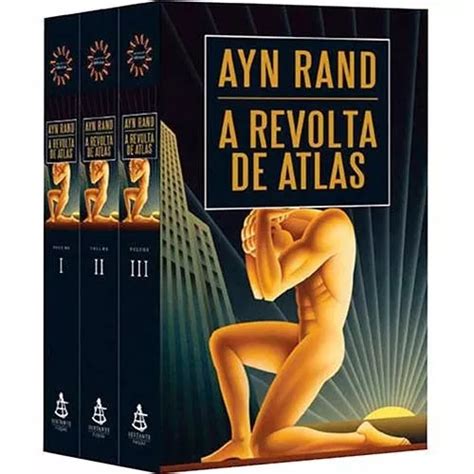 Box A Revolta De Atlas Volumes Mercadolivre