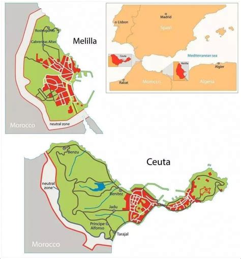 足球地理学堂斗牛士军团西班牙地跨欧非两个大洲的国家 直播吧