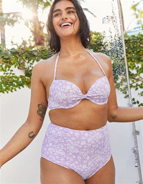 Aerie Push Up Underwire Bikini Top And High Waisted Bikini Bottoms