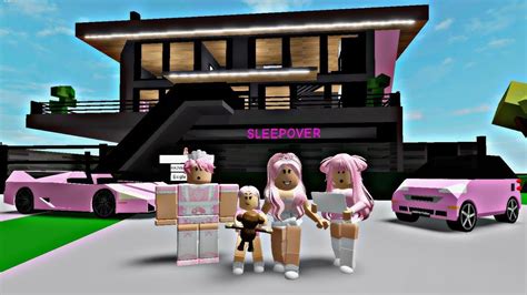 The Scary Sleepover Roblox Brookhaven Rp Mini Movie Youtube