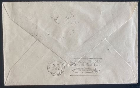 Argentina Lz Graf Zeppelin Airmail Flight Cover To Lorch