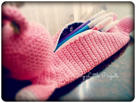 My Little Projects: {Back To School} Bunny Pencil Case