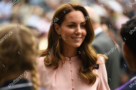 Britains Catherine Duchess Cambridge Attends Trophy Editorial Stock