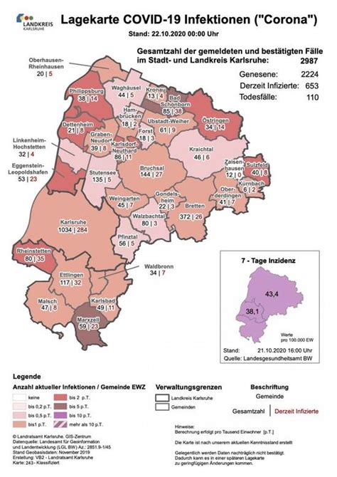 41 Neue Infektionen In Pforzheim Und Dem Enzkreis Corona Inzidenz