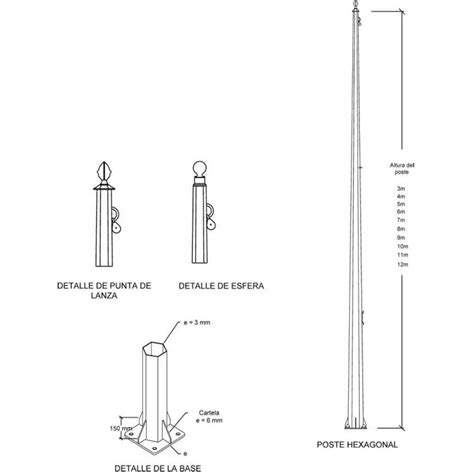 Diagrama De Polea De Asta De Bandera