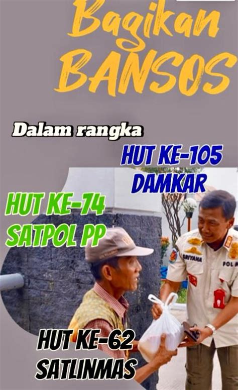 Sambut Hut Damkar Satpol Pp Dan Linmas Dengan Rangkaian Kegiatan Bakti