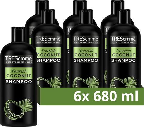 TRESemmé Nourish Coconut Shampoo for hydrated soft smooth hair with