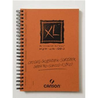 Canson Album XL Croquis 90g A4 120 feuilles spiralé grand côté