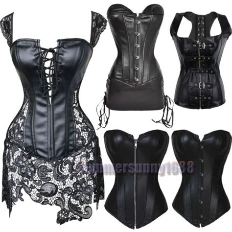 Plus Size Lingere X X X X X Leather Corset Skirt Sexy Lingerie