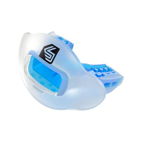 Shock Doctor Max Air Flow Lip Guard Translucent Blue