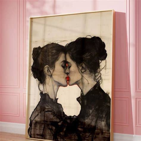 Large Lesbian Painting Etsy