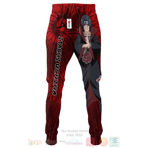HOT Itachi Uchiha Akatsuki Tie Dye Anime Jogger Pants Boxbox
