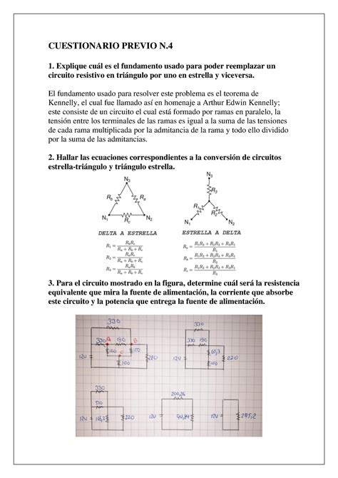 Cuestionario Previo N4 Circuitos Electricos 1 CUESTIONARIO PREVIO N