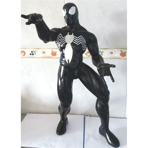 Boneco Venom Homem Aranha Preto Gigante 50cm Mimo 2009 Marvel Shopee