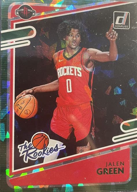 Jalen Green Donruss The Rookies Green Ice Price Guide