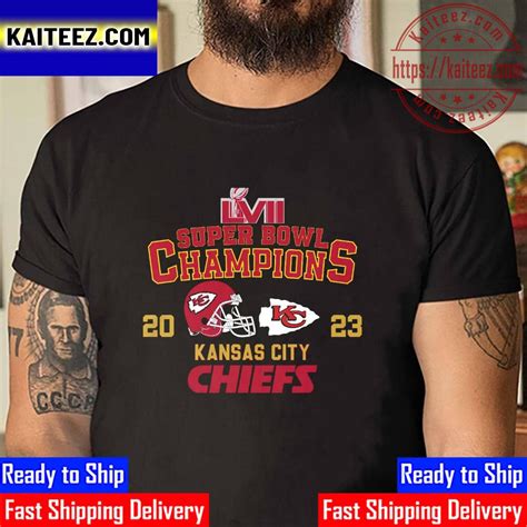 Super Bowl LVII 2023 Champions Are Kansas City Chiefs Champions Vintage ...