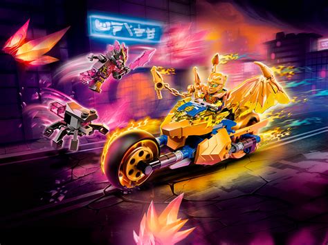 Конструктор LEGO Ninjago (Ниндзяго) 71768 Мотоцикл Джея «Золотой дракон ...