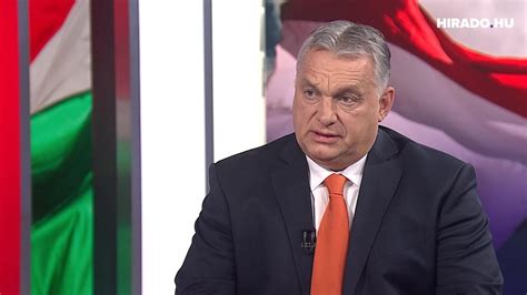 Rendkívüli Interjú Orbán Viktor Miniszterelnökkel Youtube