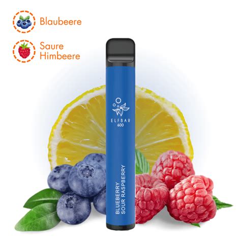 Elfbar 600 Blueberry Sour Raspberry Gratis Versand Ab 30