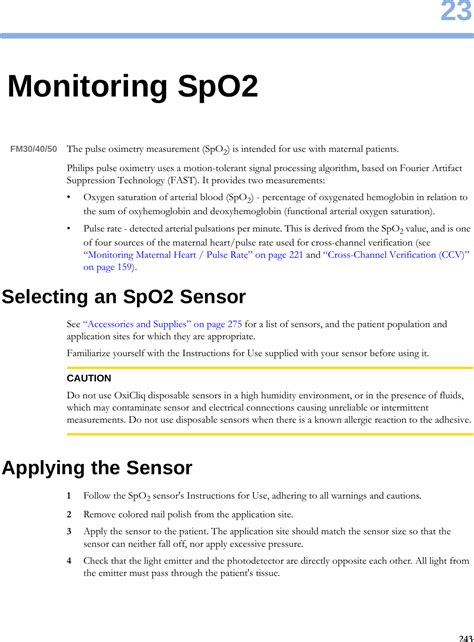 Philips Medical Systems North America OBRWRPBV1 Patient Monitoring User