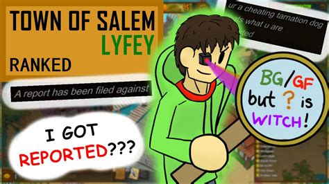 I GOT REPORTED Town Of Salem Ranked YouTube