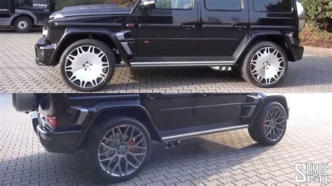 Brabus G63 Has 23 Inch Wheels With Different Design For Each Side