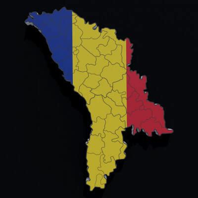 Political Map of Moldova - Free 3D Model by Tykryk