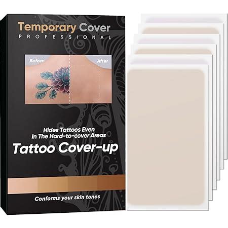 Amazon Tattoo Cover Up 6Pcs Invisible Breathable Tattoo Cover Up