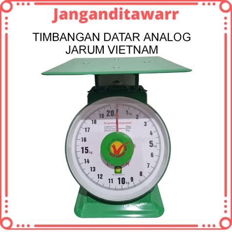 Jual Timbangan Crown NHNO HOA Vietnam Quality 20Kg Besi Stainless Jarum