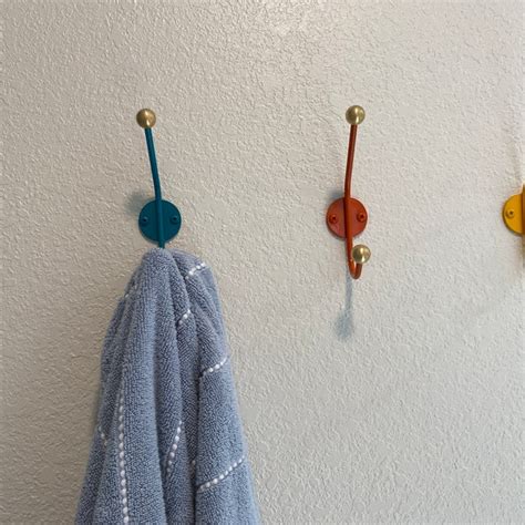 Mid Century Modern Inspired Double Wall Hook Etsy