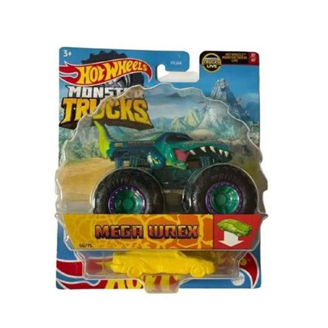Carro Hot Wheels Monster Truck Mega Wrex Mattel Carrinho De Brinquedo Magazine Luiza