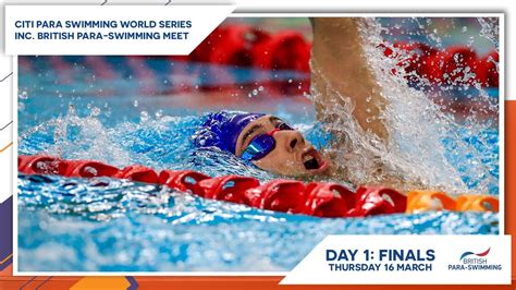 Citi Para Swimming World Series Inc British Para Swimming Meet 2023