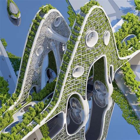 Vincent Callebaut Archibiotect Su Instagram Bridge Towers Paris