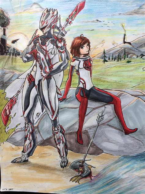 Enjoying the Plains (Zephyr and Operator) - Fan Art - Warframe Forums