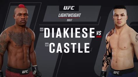 UFC 3 Career Mode Part 3 Marc Diakiese Vs Frank Castle YouTube