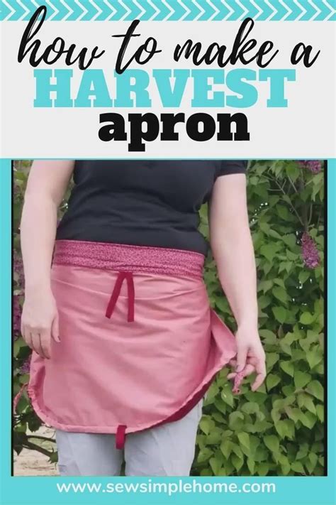 Make Your Own Harvest Apron 1000 In 2020 Apron Sewing Pattern